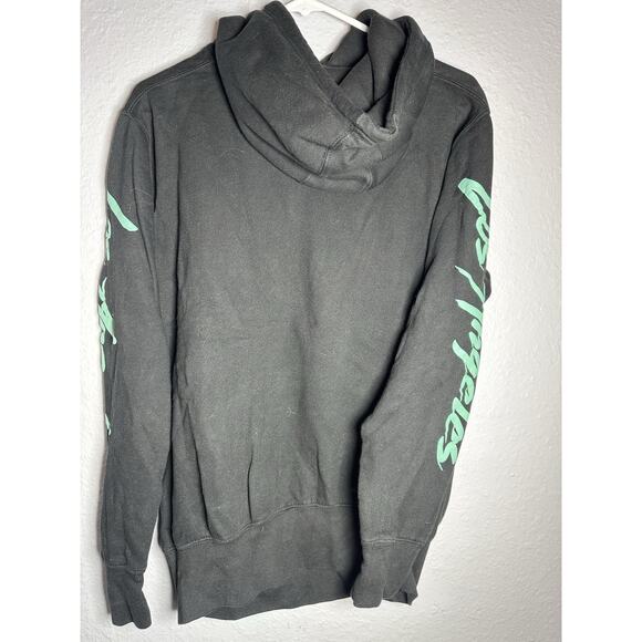 Young and Reckless LOS ANGELES Black Pullover Hoodie Size Small - Picture 2 of 3